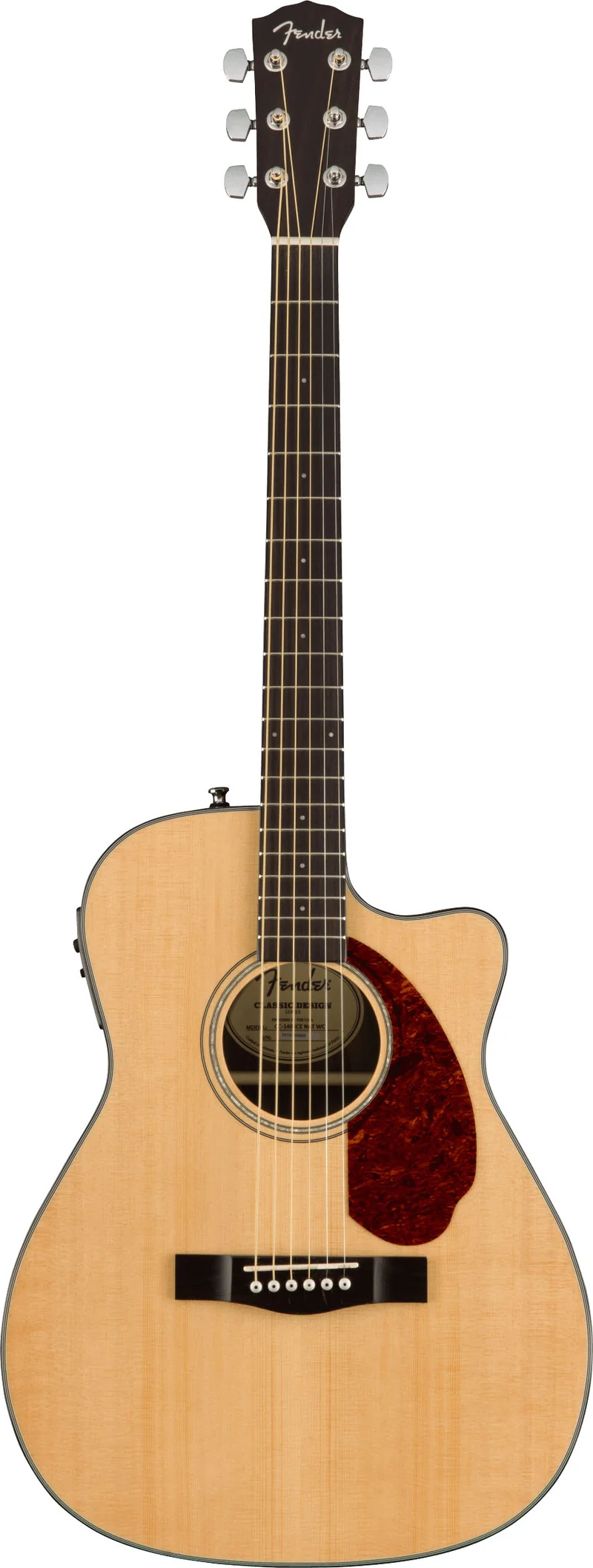 FENDER CC140SCE CONCERT GUITARRA ELECTROACUSTICA NATURAL CON ESTUCHE