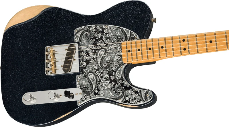 FENDER BRAD PAISLEY ESQUIRE MN GUITARRA ELECTRICA BLACK SPARKLE