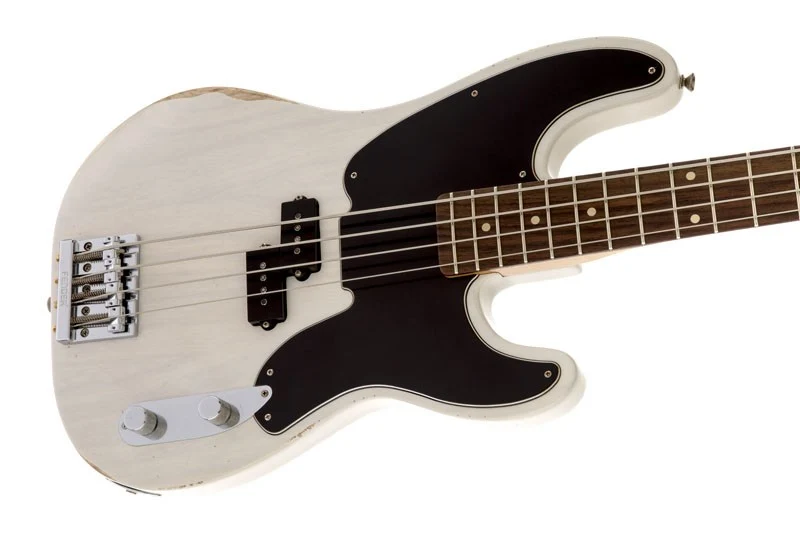 FENDER MIKE DIRNT ROAD WORN PRECISION BASS RW BAJO ELECTRICO WHITE BLONDE