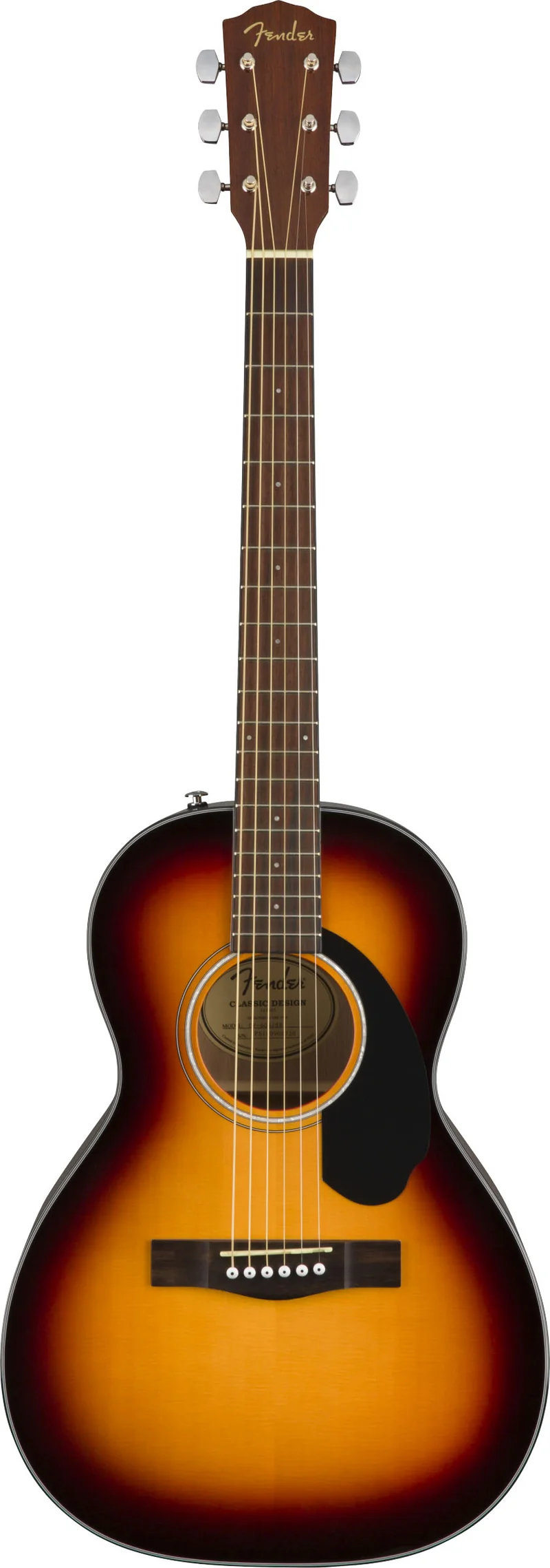 FENDER CP60S WN GUITARRA ACUSTICA PARLOR 3 COLORES SUNBURST