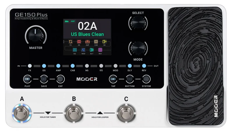 MOOER GE150 PLUS PEDALERA MULTIEFECTOS