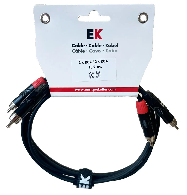 AUVISA PPD00215 CABLE 2 X RCA A 2 X RCA 1.5 METROS