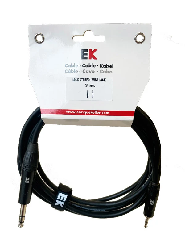 AUVISA PMJ0013 CABLE JACK ESTEREO A MINIJACK ESTEREO 3 METROS