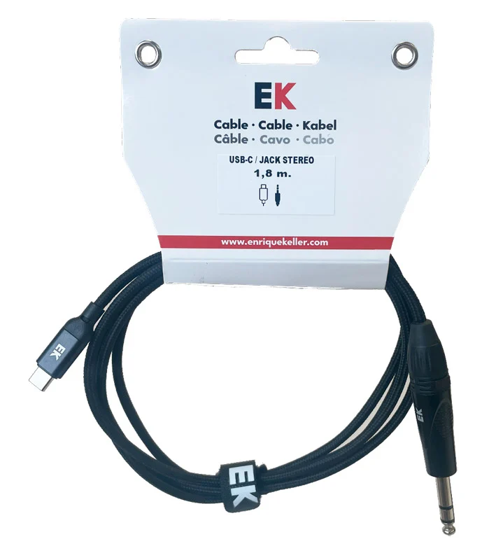 AUVISA HDMI22418 CABLE USB C A JACK ESTEREO MACHO 1.8 METROS