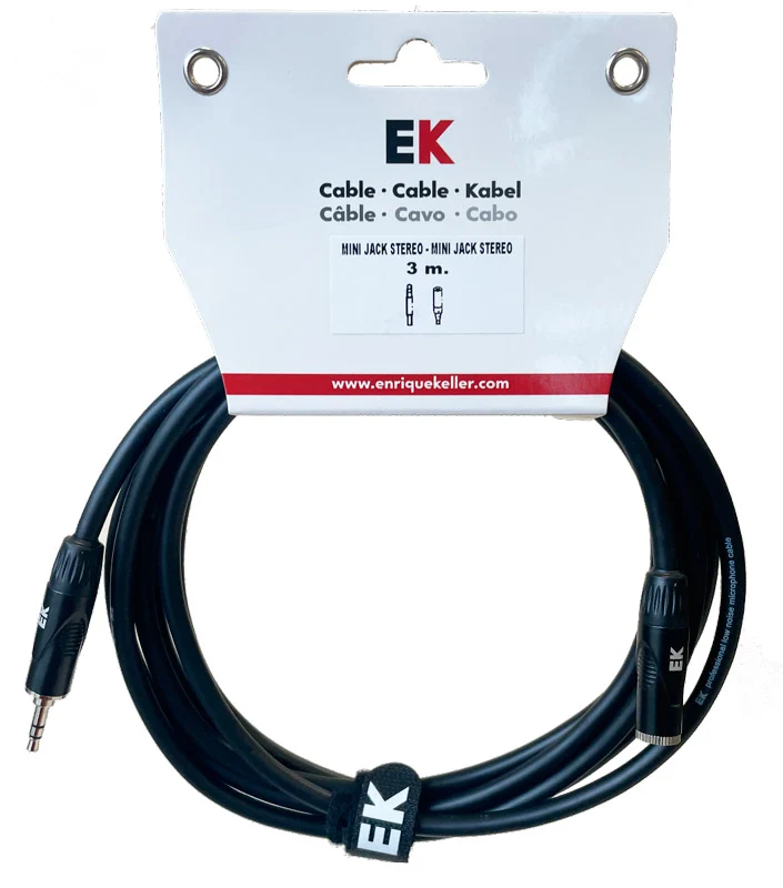 AUVISA ACEKS CABLE EXTENSION MINIJACK ESTEREO MACHO MINIJACK ESTEREO HEMBRA 3 METROS