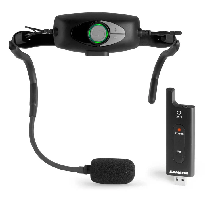 SAMSON AIRLINE XD HEADSET SISTEMA MICROFONO DIADEMA INALAMBRICO RECEPTOR USB