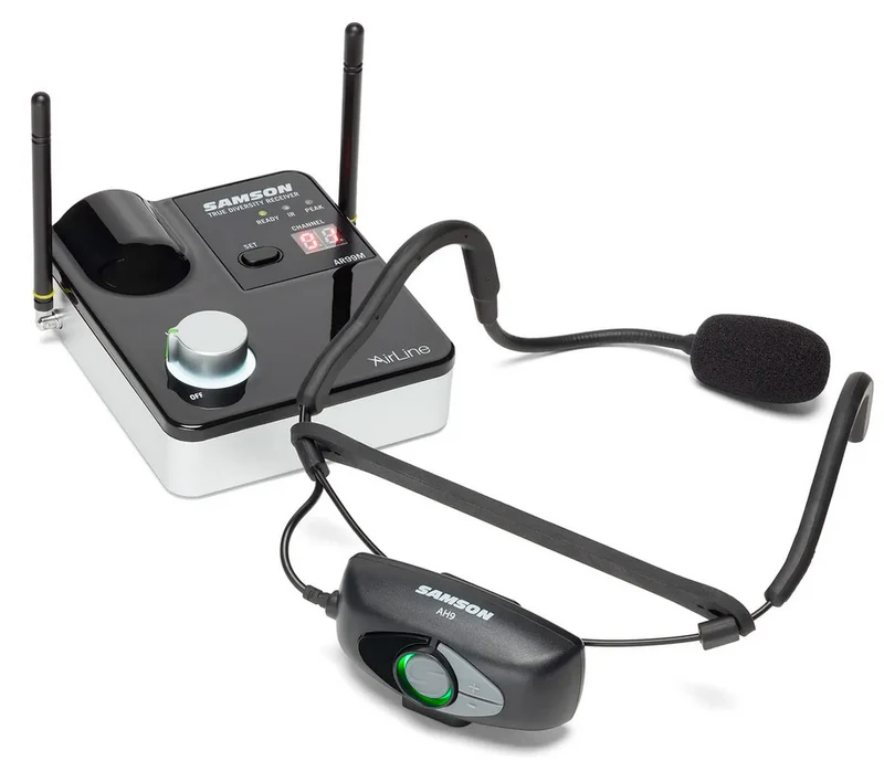 SAMSON AIRLINE 99M D FITNESS SISTEMA MICROFONO DIADEMA INALAMBRICO 542-566 MHZ