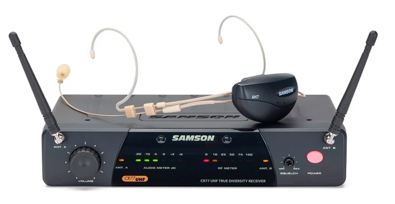 SAMSON AIRLINE 77 UHF E3 VOCAL SISTEMA MICROFONO DIADEMA INALAMBRICO 864.500MHZ