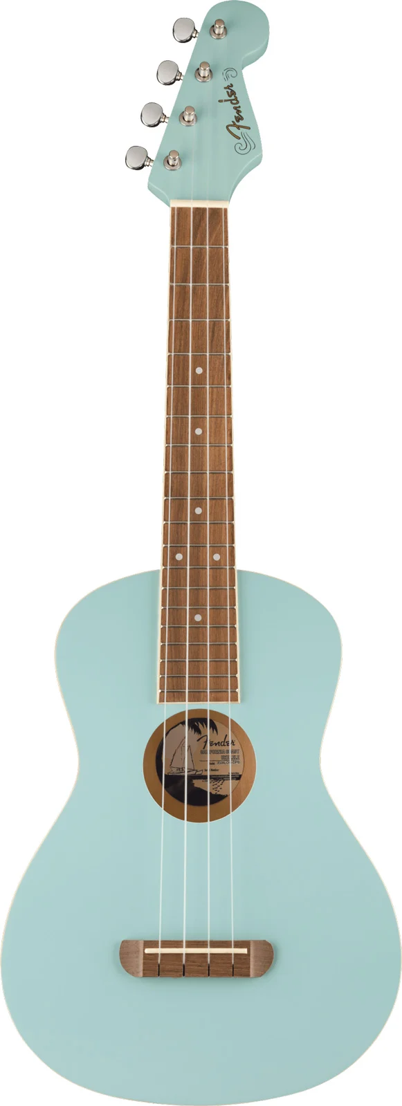 FENDER AVALON UKELELE TENOR DAPHNE BLUE.
