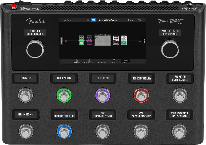 FENDER TONE MASTER PRO PEDALERA MULTIEFECTOS GUITARRA