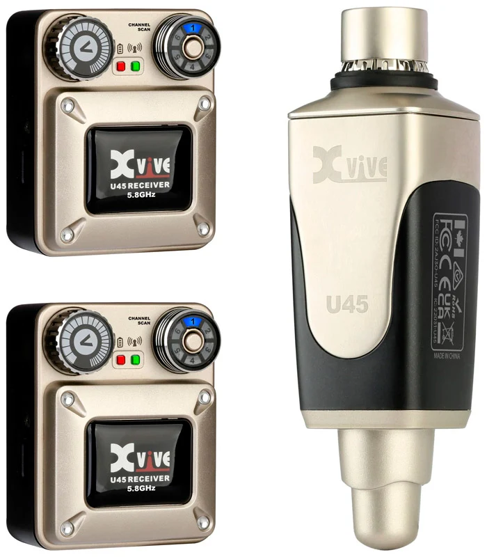 XVIVE U45R2 SISTEMA INALAMBRICO INEAR DOS RECEPTORES