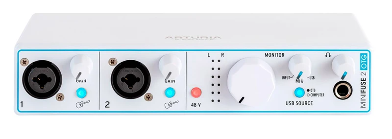 ARTURIA MINIFUSE 2 WHITE OTG INTERFAZ DE AUDIO PARA MOVIL BLANCA