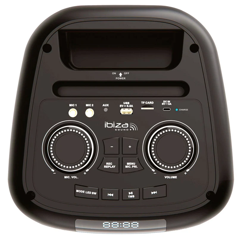 IBIZA SOUND COLUMBA 700 ALTAVOZ ACTIVO PORTATIL 2X8