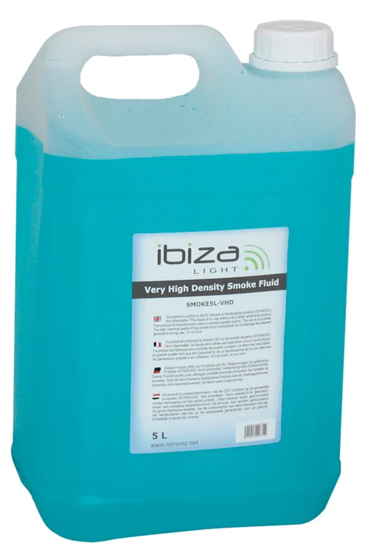 IBIZA SOUND SMOKE5L-VHD LIQUIDO DE HUMO DENSIDAD MUY ALTA 5 LITROS
