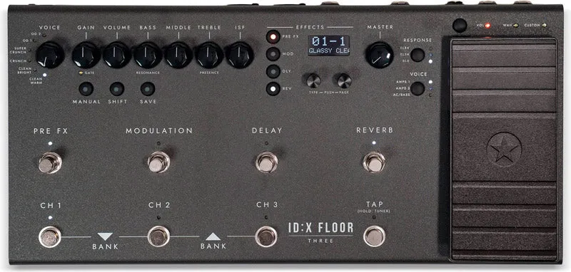 BLACKSTAR IDX FLOOR THREE PEDALERA MULTIEFECTOS GUITARRA