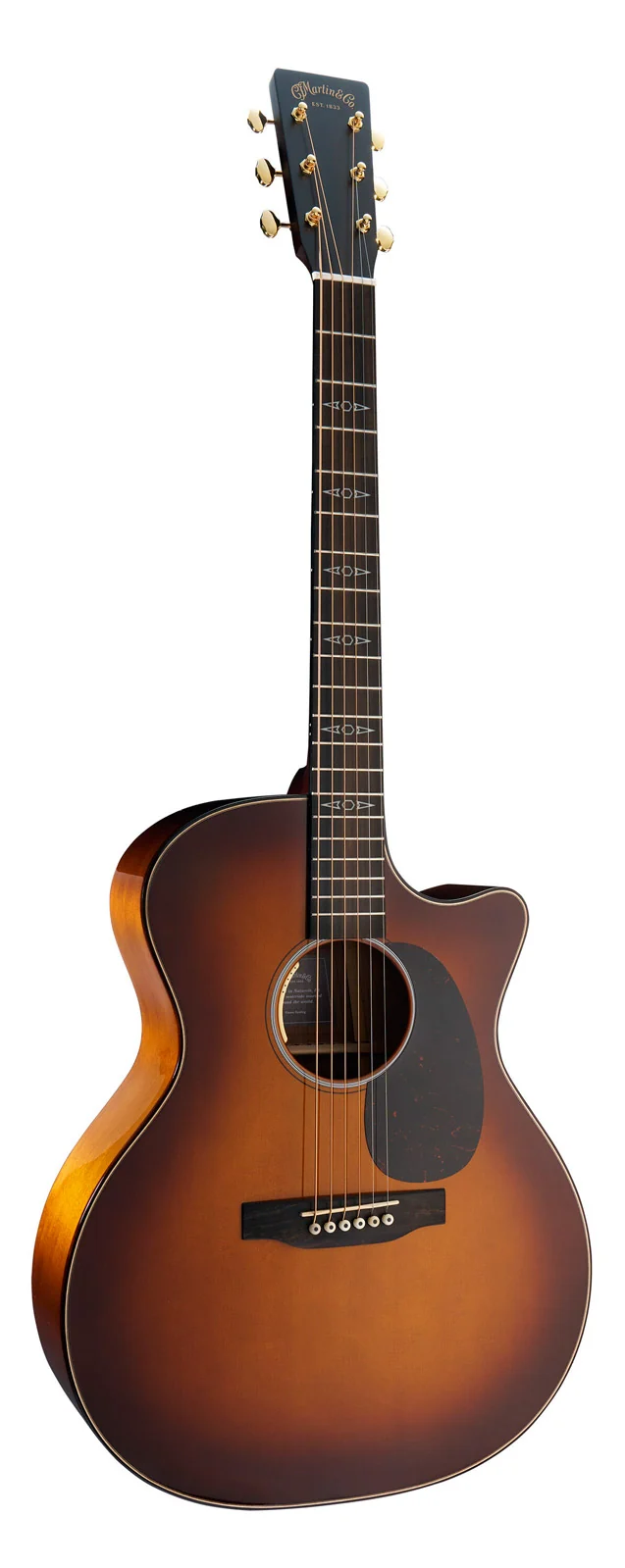 MARTIN GPCE INCEPTION MAPLE GLOSS GUITARRA ELECTROACUSTICA GRAND PERFORMANCE AMBER FADE SUNBURST