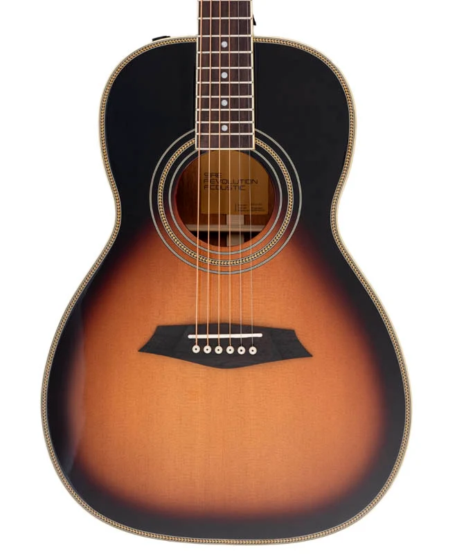 SIRE A4 PARLOR VS LARRY CARLTON GUITARRA ELECTROACUSTICA VINTAGE SUNBURST