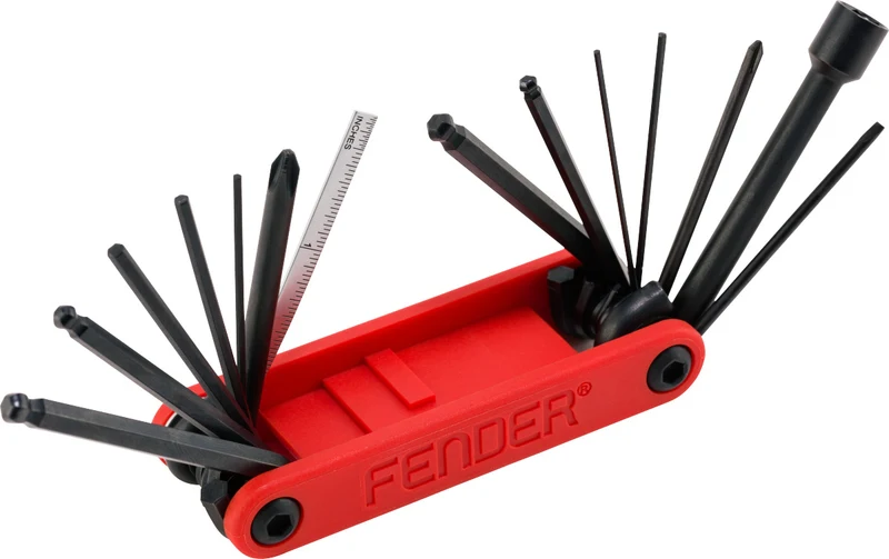FENDER 0990654020 GUITAR BASS MULTITOOL KIT HERRAMIENTAS GUITARRA BAJO