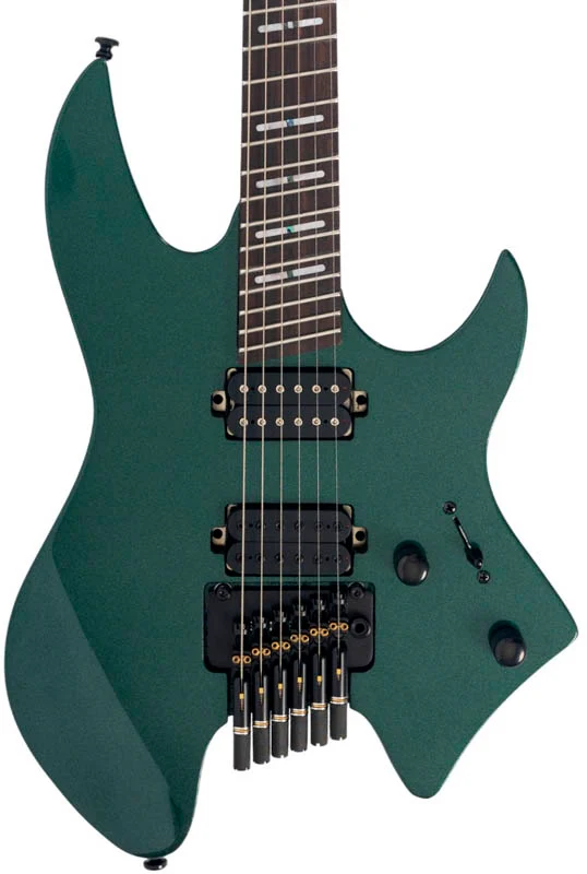 SIRE X6 6 HEADLESS MGR LARRY CARLTON GUITARRA ELECTRICA METALLIC GREEN
