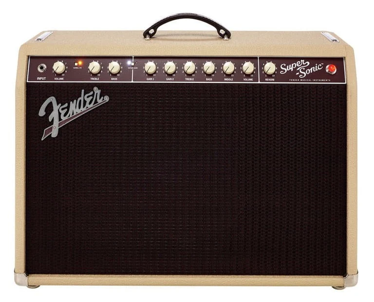 FENDER SUPER SONIC 22 COMBO AMPLIFICADOR GUITARRA BLONDE