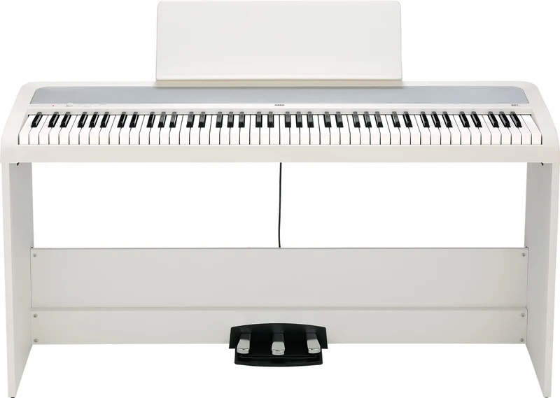 KORG B2+ PLUS SP WH PIANO DIGITAL CON SOPORTE Y PEDALERA BLANCO