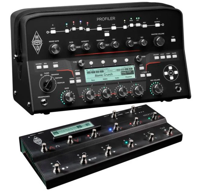 KEMPER -PACK- PROFILING HEAD MK2 CON PEDALERA REMOTE CABEZAL AMPLIFICADOR GUITARRA