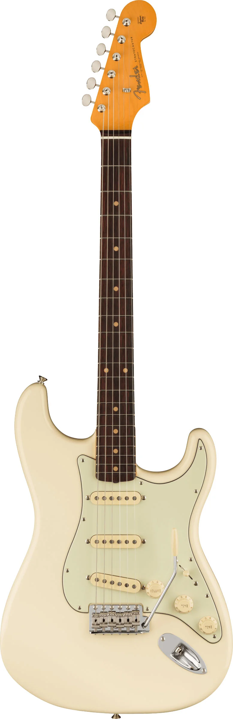 FENDER AMERICAN VINTAGE II 1961 STRATOCASTER RW GUITARRA ELECTRICA OLYMPIC WHITE
