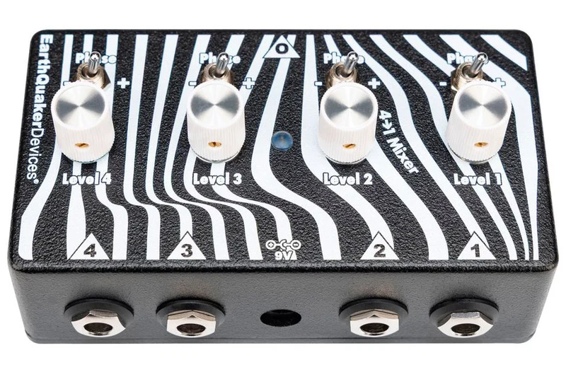 EARTHQUAKER DEVICES FOUR TO ONE MIXER MEZCLADOR 4 CANALES