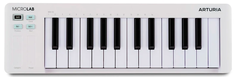 ARTURIA MICROLAB MK3 WH TECLADO CONTROLADOR BLANCO