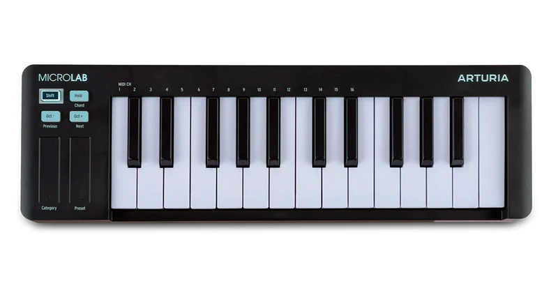 ARTURIA MICROLAB MK3 BLK TECLADO CONTROLADOR NEGRO