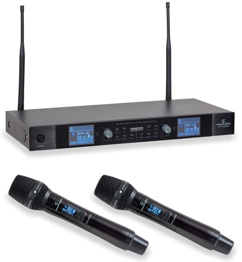 SOUNDSATION WF-U2602HH SISTEMA INALAMBRICO CON DOS MICROFONOS DE MANO