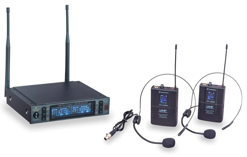 SOUNDSATION WF-U2302PP SISTEMA INALAMBRICO CON DOS MICROFONOS DE DIADEMA
