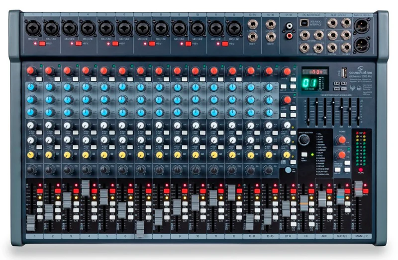SOUNDSATION ALCHEMIX 1203 PRO MESA DE MEZCLAS 18 CANALES