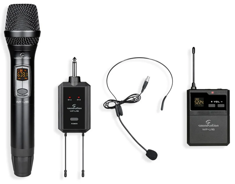 SOUNDSATION U16HP A2 POCKETMIC SISTEMA INALAMBRICO DOS MICROFONOS