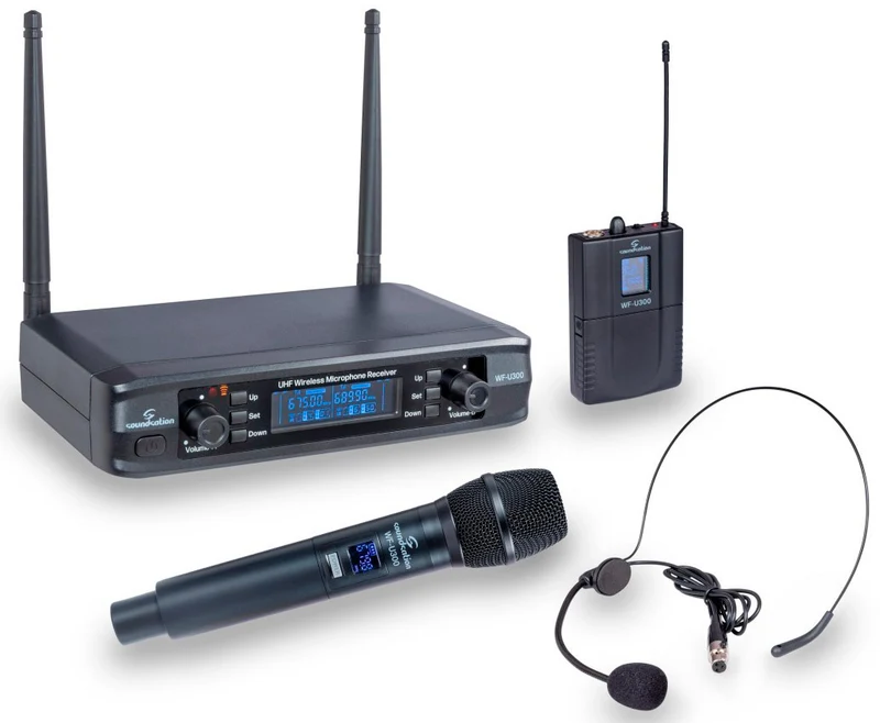 SOUNDSATION WFU300HP A2 SISTEMA INALAMBRICO MICROFONO DE MANO Y DIADEMA