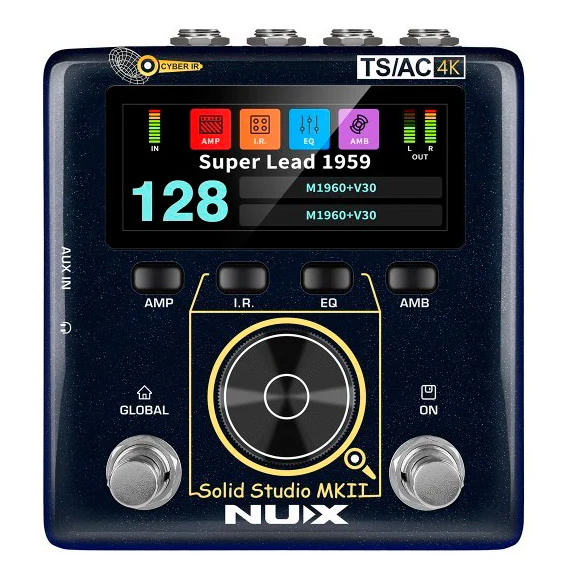 NUX NSS-6 SOLID STUDIO MKII PEDAL SIMULADOR PANTALLAS AMPLIFICADOR