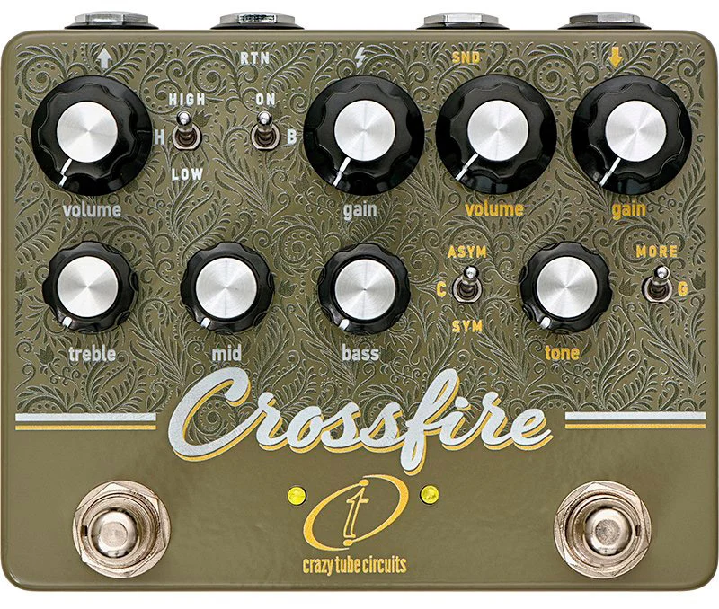 CRAZY TUBE CROSSFIRE PEDAL OVERDRIVE