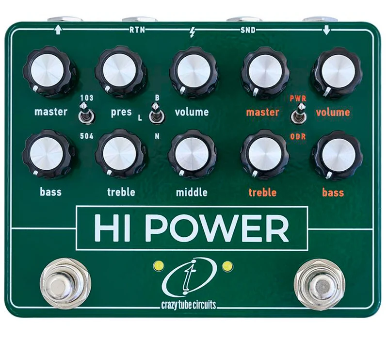 CRAZY TUBE HI POWER PEDAL BOOSTER OVERDRIVE