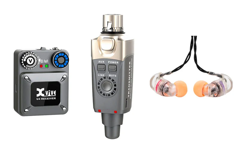 XVIVE -PACK- U4 SISTEMA INALAMBRICO INEAR + AURICULARES JTS IE1