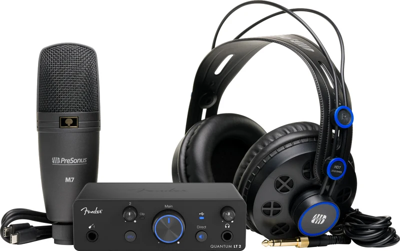 FENDER STUDIO QUANTUM CREATOR BUNDLE PACK INTERFAZ DE AUDIO