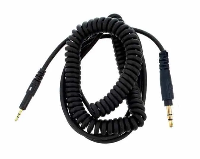 AUDIO TECHNICA 387301610 CABLE RIZADO 1.2 METROS PARA AURICULARES M40X Y M50X NEGRO