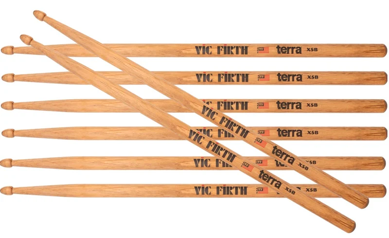VIC FIRTH X5BT4PK AMERICAN CLASSIC TERRA PACK 4 BAQUETAS BATERIA