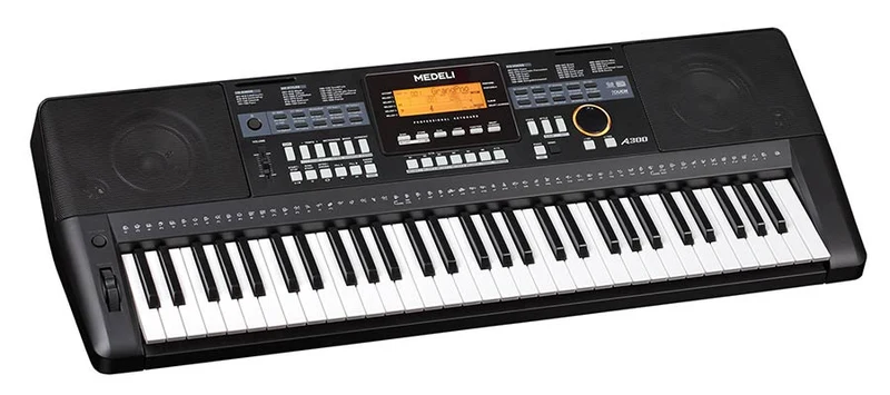 MEDELI A300 TECLADO PORTATIL 61 TECLAS NEGRO