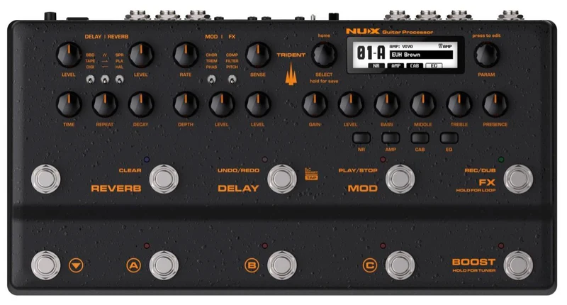 NUX NME-5 TRIDENT PEDALERA GUITARRA MULTIEFECTOS
