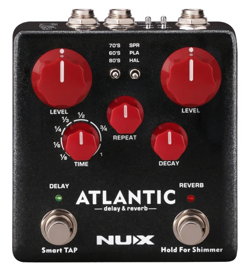 NUX NDR-5 ATLANTIC PEDAL DELAY REVERB