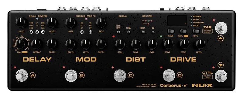 NUX NME-3 CERBERUS PEDALERA MULTIEFECTOS GUITARRA