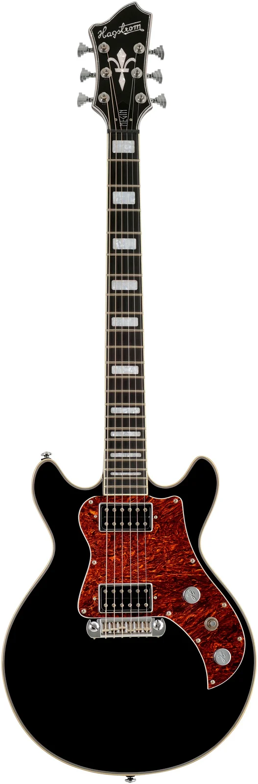 HAGSTROM MEGIN BLK GUITARRA ELECTRICA NEGRA