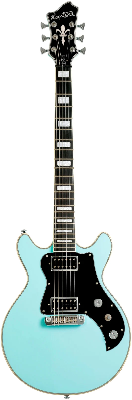 HAGSTROM MEGIN ABE GUITARRA ELECTRICA AGED SKY BLUE