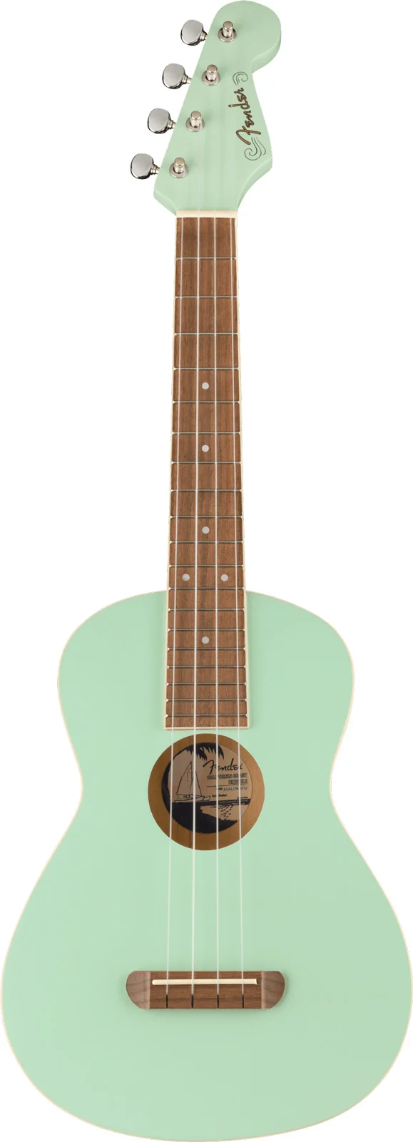 FENDER AVALON UKELELE TENOR SURF GREEN