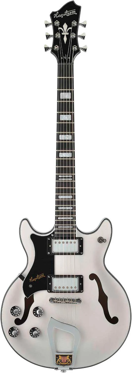 HAGSTROM ALVAR- L SFT GUITARRA ELECTRICA PARA ZURDOS SWEDISH FROST